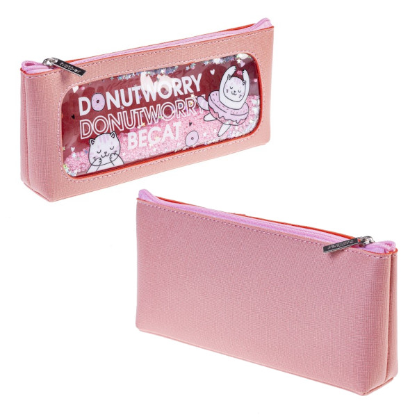 Пенал-косметичка 1отд., 21*8*4см "Let`s go play" без напол., полиэстер Npk_65247 Hatber