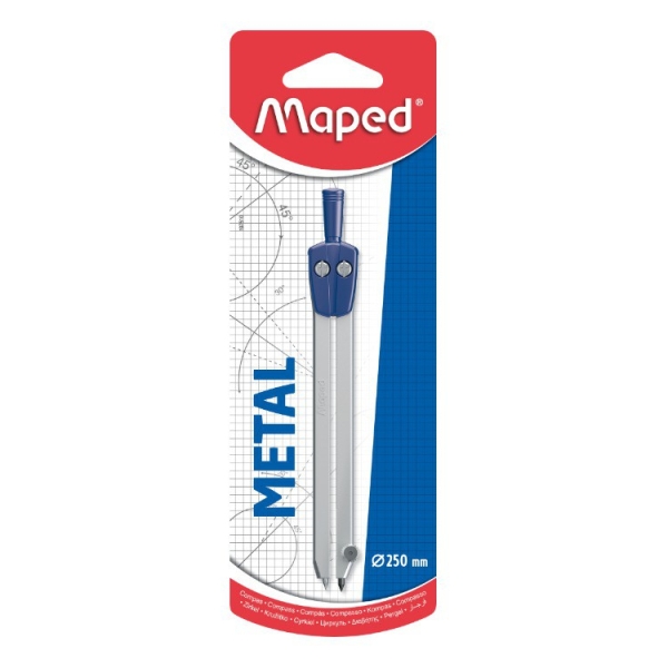 Циркуль Maped "Start" 130мм, металл, блистер, синий 197510