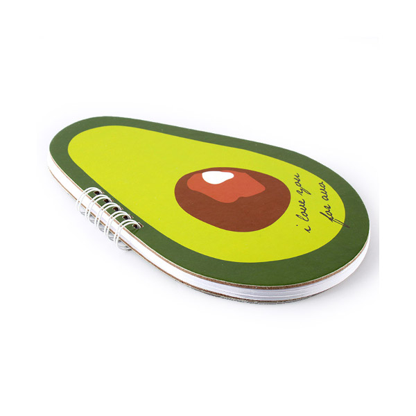 Блокнот 11,5*18см 50л "Avocado" без линовки, гребень, тв.обл., картон DV-12974 Darvish