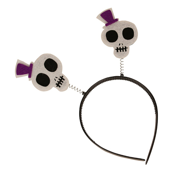 Ободок карнавальный "Забавные черепа" КРК-5752 Миленд