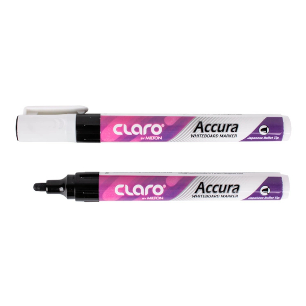 Маркер для доски 3мм, пулевид., черный "Accura" EMRKWBM002BLCK0200/CL-3694/CL-0901-BK Claro