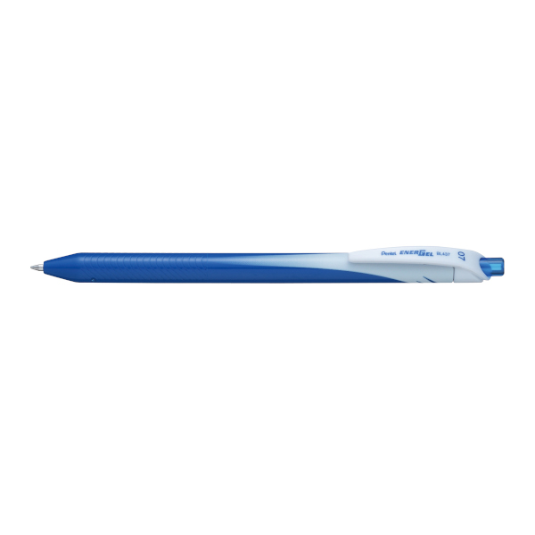 Ручка гелевая автомат. 0,7мм, синий, синий корп. "EnerGel Colour" BL437-C Pentel