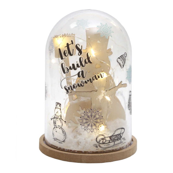 Набор для творчества Феникс-Презент "Новогодняя Декорация Снеговик с подсветкой" 80721