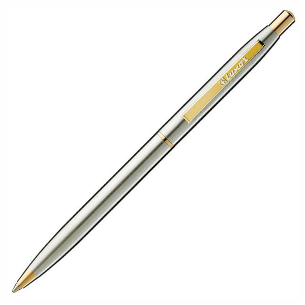 Ручка шар. автомат. 1,0мм, синий, золото/хром корп. "Sterling" 8210 Luxor