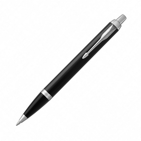 Ручка шар PARKER "IM Core Black СT" синяя, черн. латун. корп., хром отд., 1мм 1931665