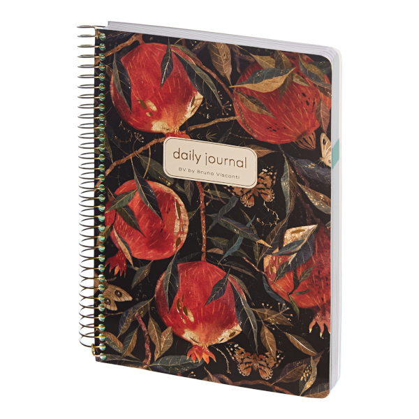 Ежедневник А5 не дат Bruno Visconti "Гранат" спираль, рисунок 3-701/09