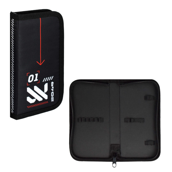 Пенал Феникс+ "Техно" 1отд., без напол., 20*10*2,5см, молния 68890