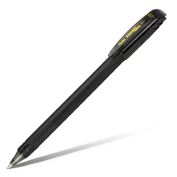 Ручка гелевая 0,7мм, черный, черн. корп., ЕГЭ "EnerGel" BL417-A Pentel