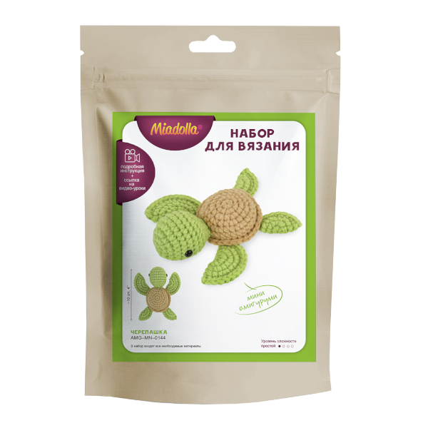 Набор для вязания Miadolla "Кит" 10см AMG-MN-0147