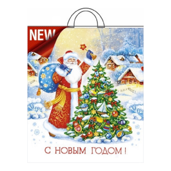 Пакет полиэтиленовый 42*38см "Волшебный момент" 40мкм, с петлевой ручкой ПИ-5454 Миленд