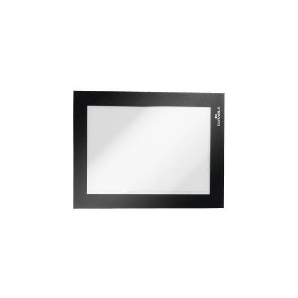 Магнитная рамка А6 Durable настенная прямоугольная черная Duraframe 4870-01 (1шт)