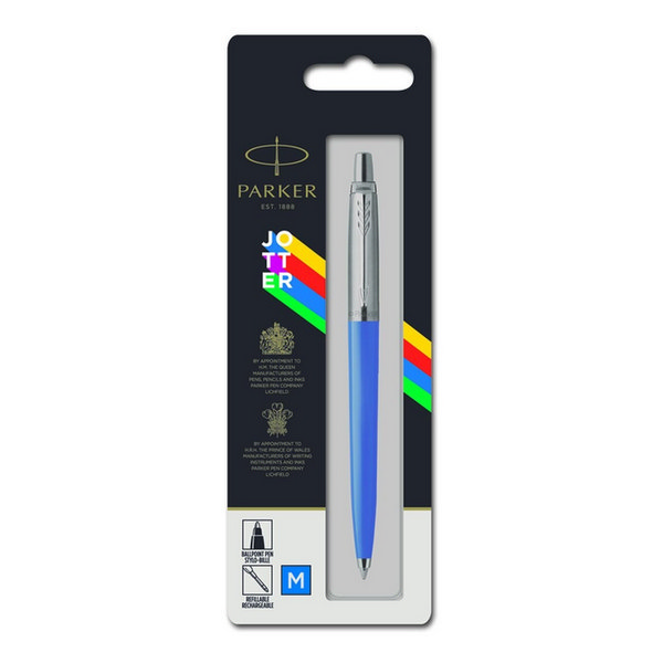 Ручка шар PARKER "Jotter Original Blue" синяя, корпус пластик синий, стал.отд., блистер, 1мм 2076052