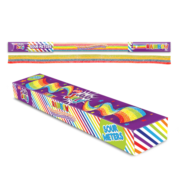 Мармелад "Jojo Jelly. Кислые ленты. Радуга" 15гр КТ94683 Конфитой