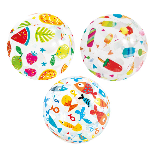 Мяч "Узоры" 51см, ПВХ, ассорти 59040NP INTEX