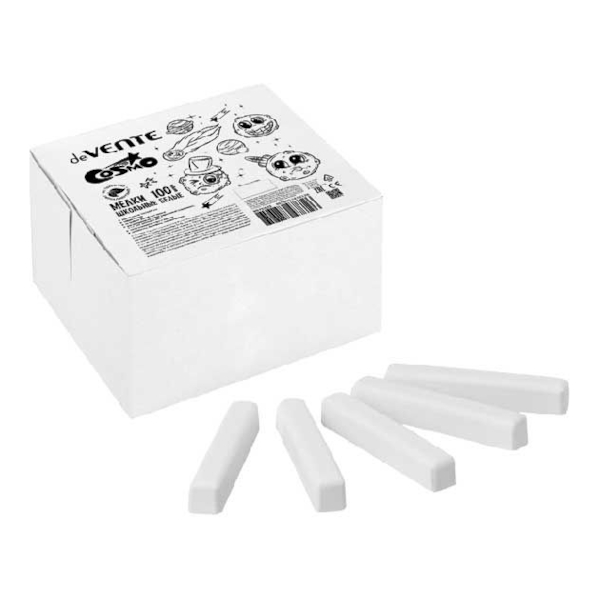 Мел белый deVENTE "Cosmo" 1уп*100шт, квадратный, школьный 8076203