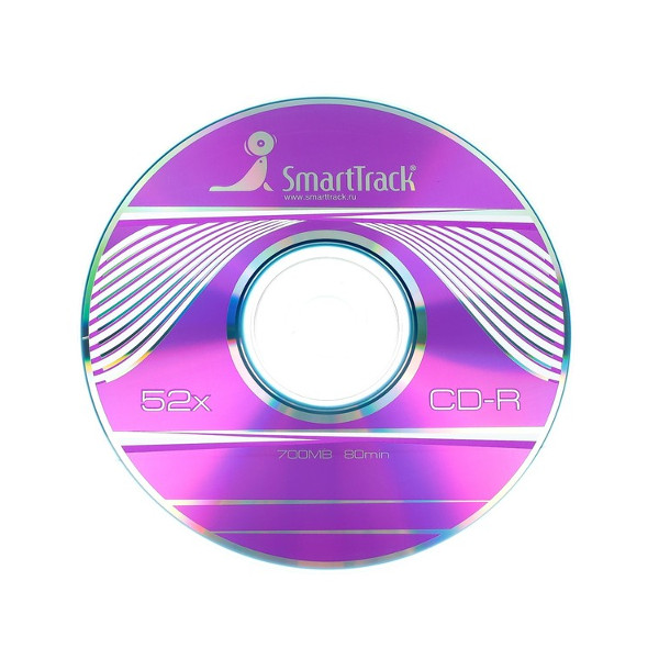 Диск CD-R 700Mb 52-х SmartTrack (1шт) ST000152