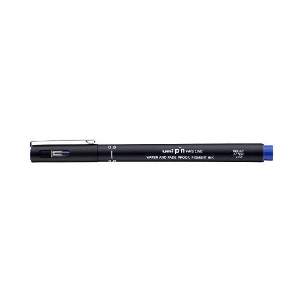 Линер Uni Pin Fine Line 0,3мм синий PIN 03-200(S) Blue
