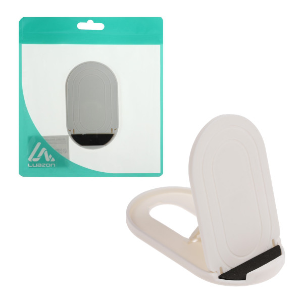 Подставка для телефона Luazon 10,5*6*0,3см, пластик, белый 3916091