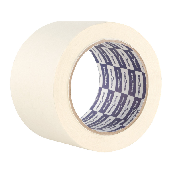 Клейкая лента бумажная (скотч) 75мм*40м, 115мкм, белая, без и/у 020/24/4 Klebebander
