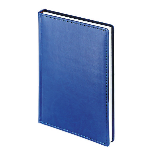 Ежедневник А5+ не дат Альт "Velvet" синий, линейка, иск. кожа 3-115/01