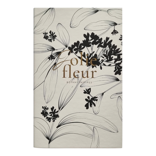 Еженедельник А5- 2026 Infolio "Fleur" интегр.обл., иск.кожа, сшивка, айвори I1792/ivory