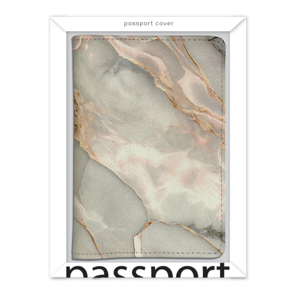 Обложка для паспорта "Carrara" иск.кожа 3-620/10 Bruno Visconti