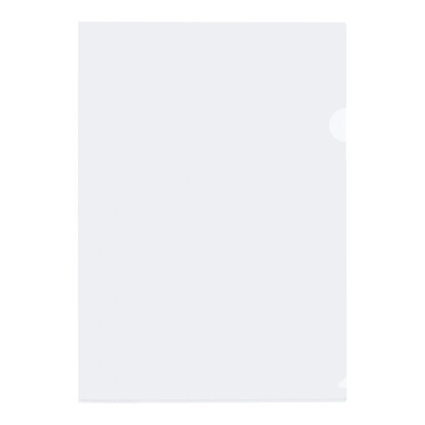 Папка-уголок А4, 1отд., 100мкм, прозрачная ММ-30733 СТАММ