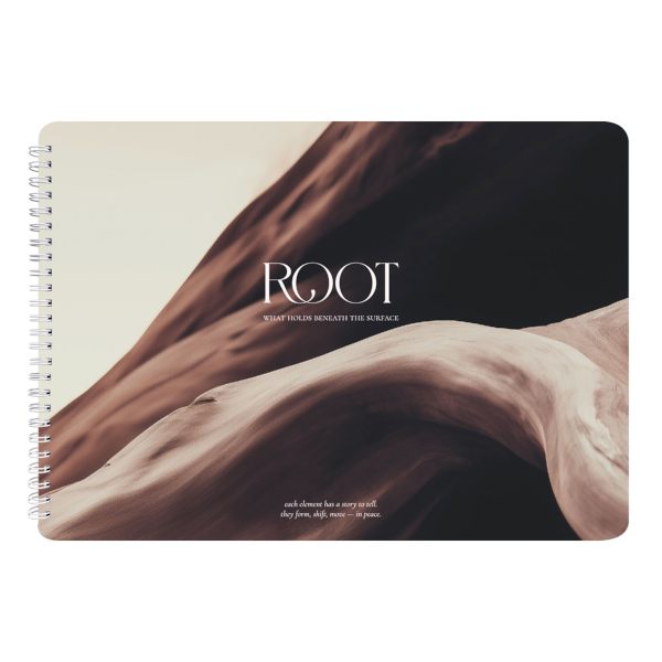 Альбом для рис 40л А4 "Elements. Корень" 120г/м2, гребень N6380 Be Smart