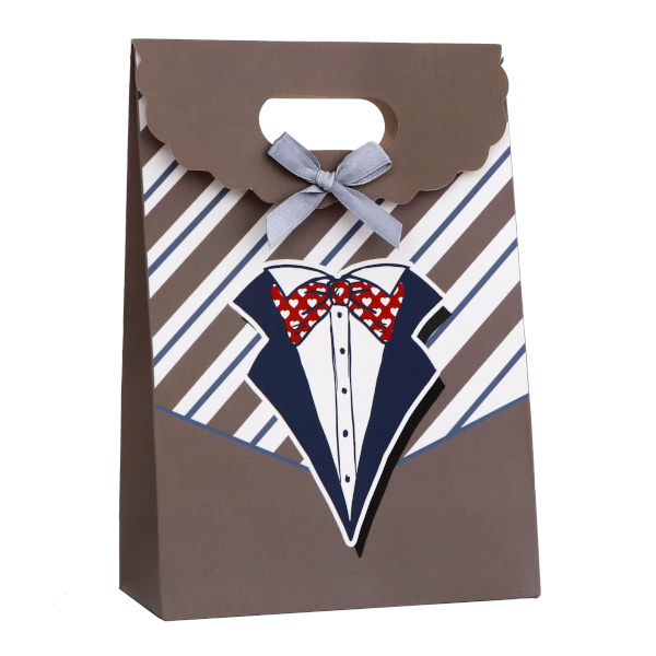 Коробка-пакет 21*14*6см "Лучшему мужчине" 10745978 Upak land