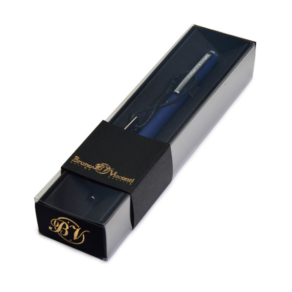 Ручка шар. авт. Bruno Visconti "PALERMO" синяя, темно-синий корпус, черн. коробка 0,7мм 20-0250/064.