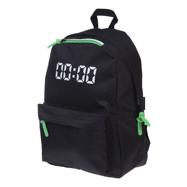 Рюкзак Hatber Simple "Время вперед!" 1отд., 2карм., полиэстер, 42*29*16см NRk_08094