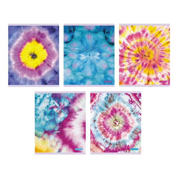 Тетрадь 48л А5 клетка "Яркие цвета" картон, ассорти ТК487804 Listoff