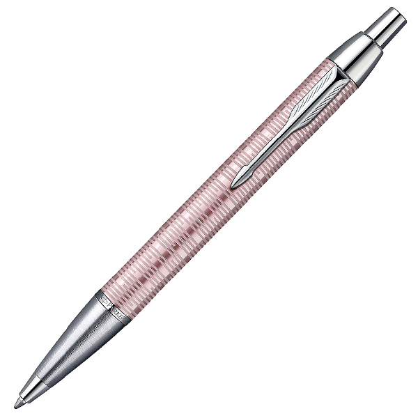 Ручка шар PARKER "IM Premium Pink Pearl" синяя, алюм. корп., хром. отд., 1мм 1906771