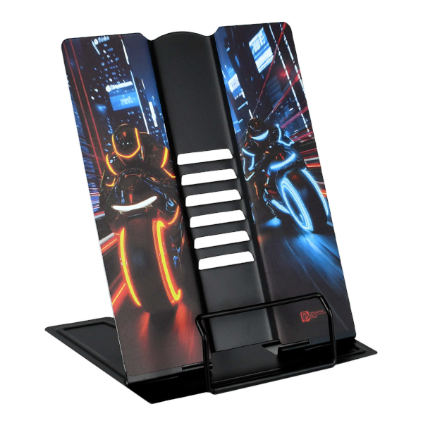 Подставка для книг металлическая "Ночные мотоциклисты" 26*21*16,5см 73011 Феникс+