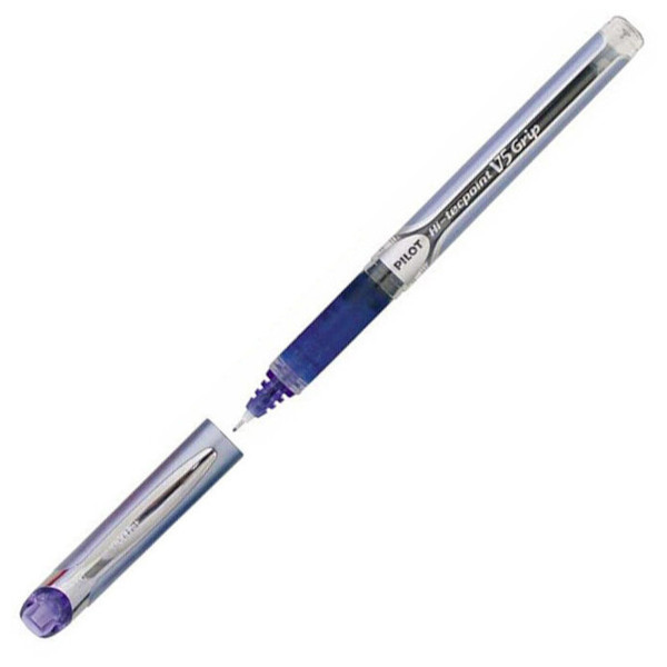 Роллер 0,5мм, синий, корп. голубой "Hi-Tecpoint V5 Grip" BXGPN-V5 (L) Pilot