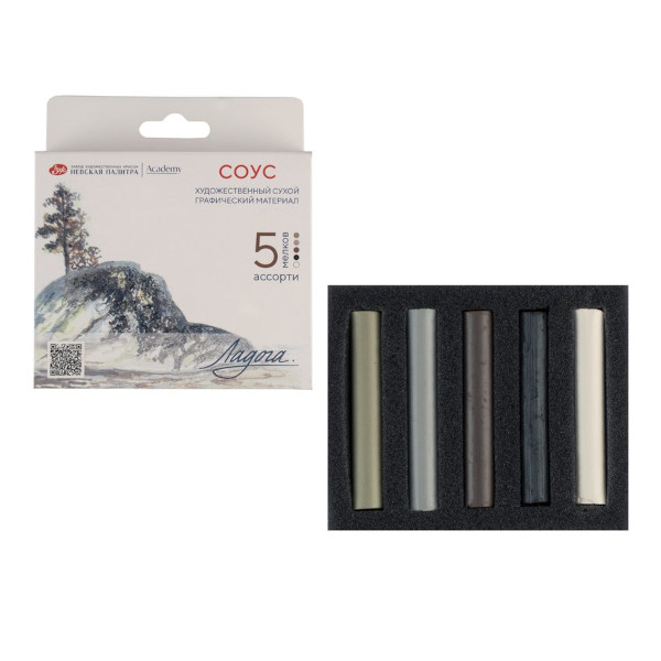 Сухой материал Соус проф. Невская палитра "Ладога" 5цв. 2711422303