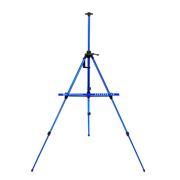 Мольберт художественный Тренога 155см МЛ-03 Малевичъ, синий, алюминевый 159003