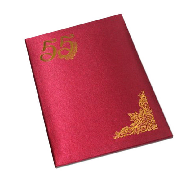 Папка адресная "55 лет" А4 бумвинил ПБЖ4010-202 Imige