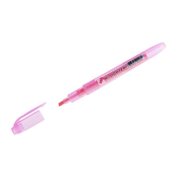 Текстовыделитель Crown "Multi Hi-Lighter"/розовый/cкошенный/1-4мм H-500