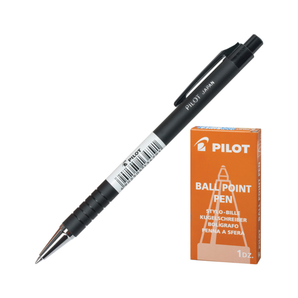 Ручка шар. автомат. масл. осн. 0,7мм, синий, черный корп. BPRK-10M (B) Pilot