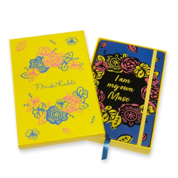 Записная книга А5 120л "Le Frida Kahlo Large" без линовки, сшивка, тв.обл., картон, синий LEFKQP062CLT