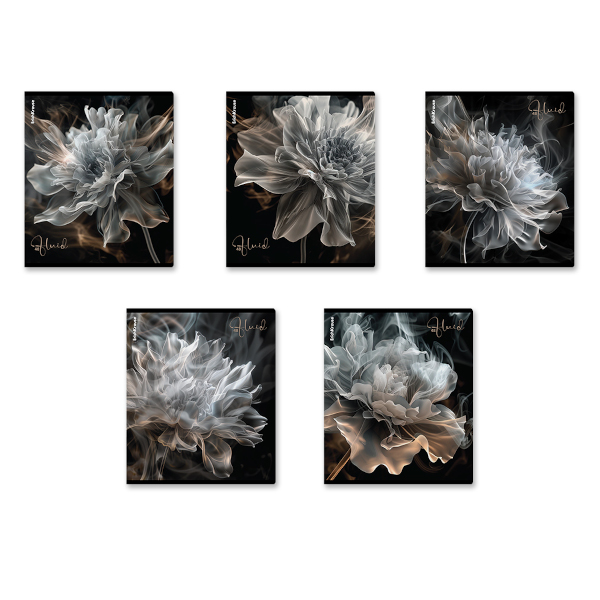 Тетрадь 48л А5+ клетка "Fluid" картон, ассорти 63293 Erich Krause