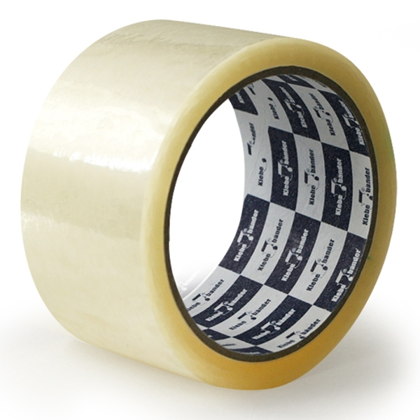 Клейкая лента (скотч) 50мм*50м, 40мкм, прозрачная, без и/у 125/225/36/6 Klebebander
