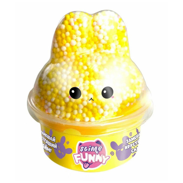 Слайм Funny Slime "Зайка" с шариками SLM071