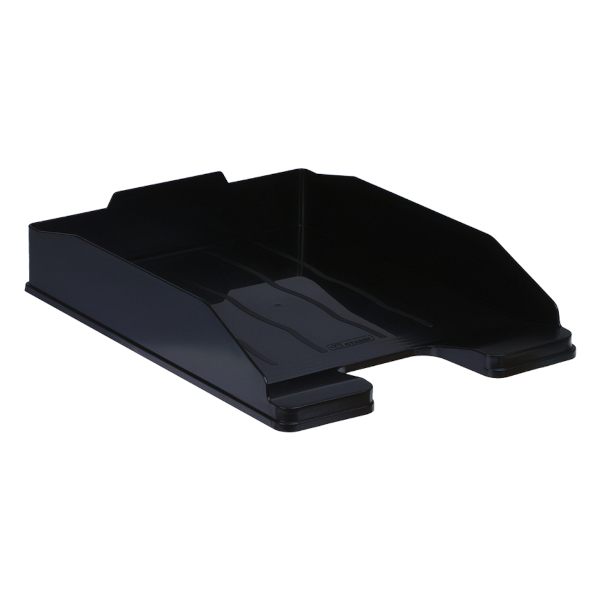 Лоток горизонтальный "Эксперт" пластик, черный ЛТГ-30566 СТАММ