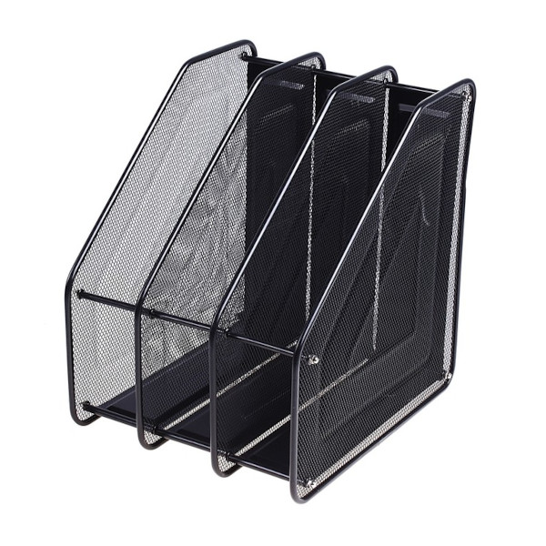 Лоток вертикальный сборный 3отд., металл, черный 548725 Calligrata