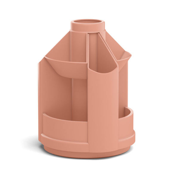 Подставка для пиш. прин. "Mini Desk. Powder" 11,2*14см, пластик, персиковый 55763 Erich Krause