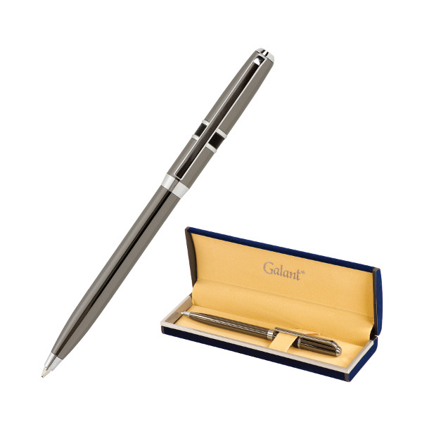 Ручка шар Galant "ASTRON GOLD" синяя, корпус розовое золото, детали золотистые, 0,7мм 143526