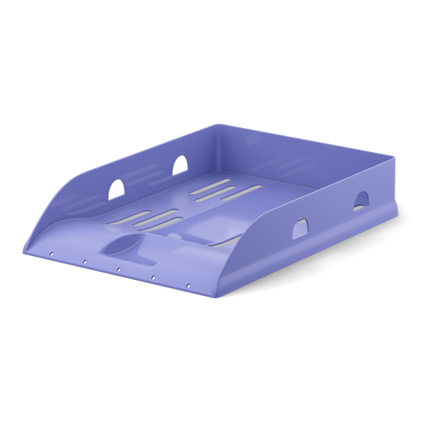 Лоток горизонтальный "Base. Pastel" пластик, фиолетовый 57940 Erich Krause