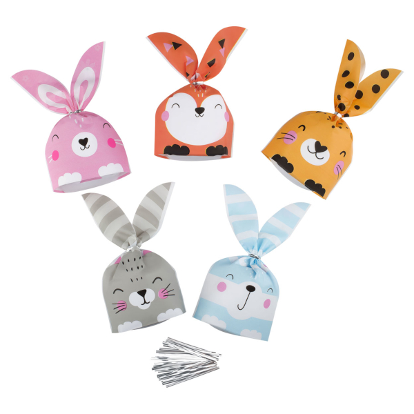 Набор пакетов полиэтиленовых 13,5*22см "Funny friends" (уп 30шт) MS_62129 MESHU